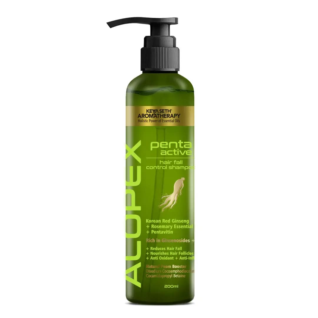 alopex-penta-active-hair-fall-control-shampoo-with-biotin-pro-vitamin-b5-induces-new-hair-growth-reduces-hair-loss-for-men-women-200ml